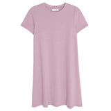 Quality Cotton Normcore Casual Basic Tee Dress!  Comfortable Minimal Dress loungewear 2305