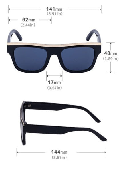 Golden Frame! Trendy Medium Size Fashion Sunglasses Women Glasses Fashion Eyewear ZS-98055