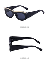 Small Golden Frame! Trendy Small Size Fashion Sunglasses Women Glasses Fashion Eyewear ZS-98057