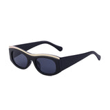 Small Golden Frame! Trendy Small Size Fashion Sunglasses Women Glasses Fashion Eyewear ZS-98057