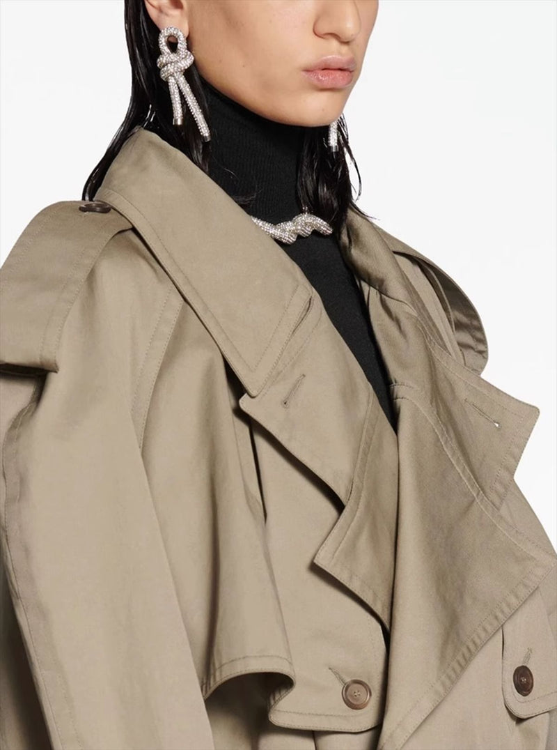 Trench Style Jacket! Chic Fall Winter Top Jacket Top 2308