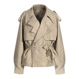 Trench Style Jacket! Chic Fall Winter Top Jacket Top 2308