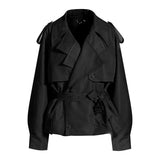 Trench Style Jacket! Chic Fall Winter Top Jacket Top 2308