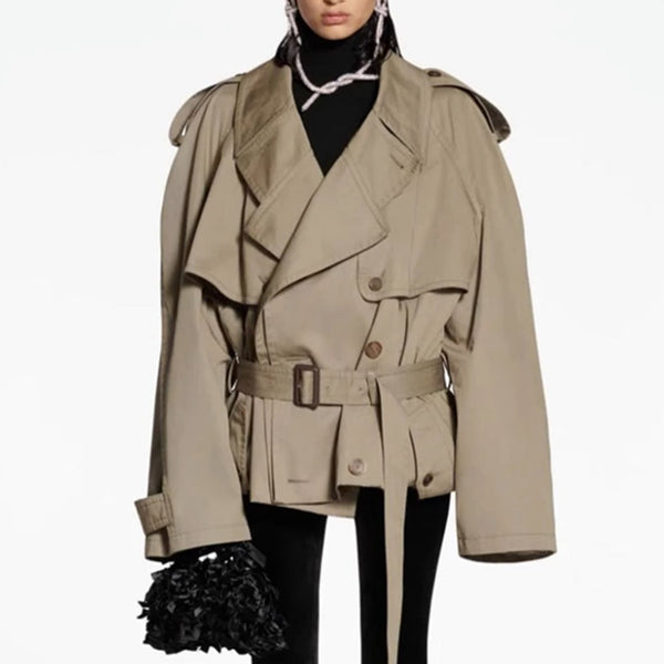 Trench Style Jacket! Chic Fall Winter Top Jacket Top 2308