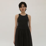 Normcore Casual Sleeveless A-line Tank Dress!  Comfortable Minimal Dress loungewear 2305