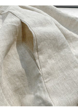 Minimal Basic Slip Natural Linen Home Dress!  Comfortable Linen Dress Summer loungewear 2305