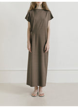 Loose Fitting Casual Basic Solid Color Tee Dress!  Comfortable Minimal Shirt Dress loungewear 2305