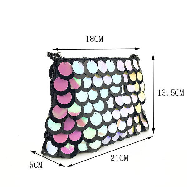 Unreal Sequins mini ! Shine Mini Size Phone Handbag, Club Wallet, Night Dinner Event handbag - KellyModa Store