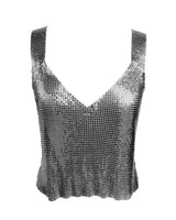 Shine Blingbling Metallic Sexy Tank Top, Shining Hot Tops for Club Party 2206