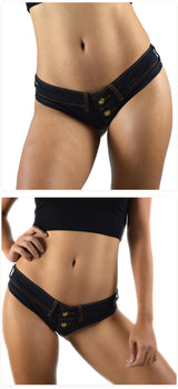 Denim Bikini 5 Colors! Low Waisted Jeans Shorts, Denim, Night Club Wear Jeans, Femme Hot Pants