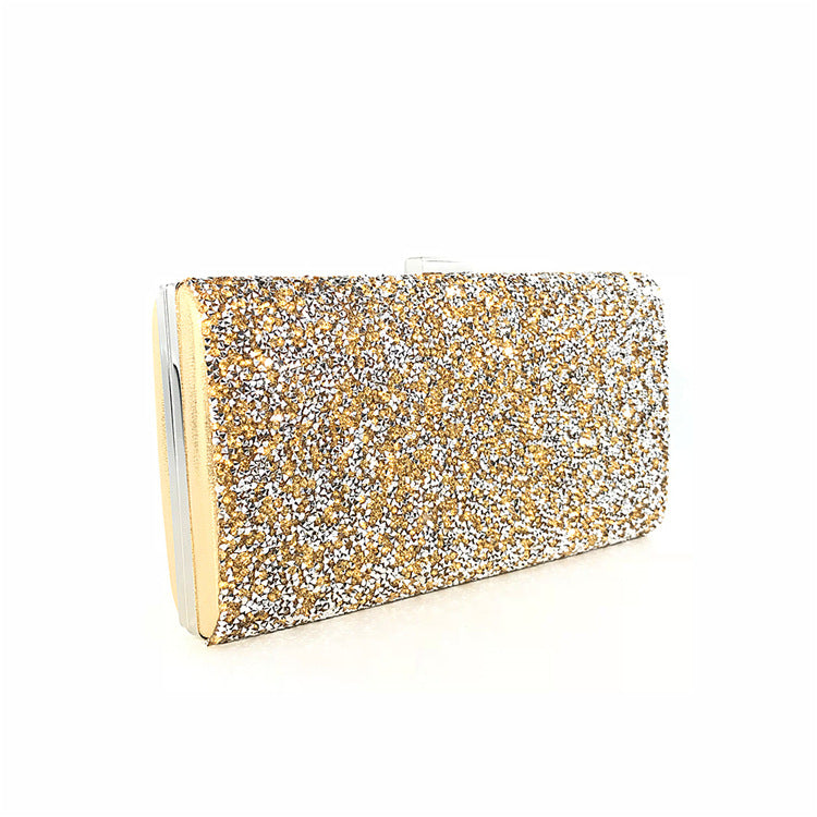 Gold Sand single side! Amazing Small Size Party Handbag, Club Clutch Bag, Night Dinner Event handbag