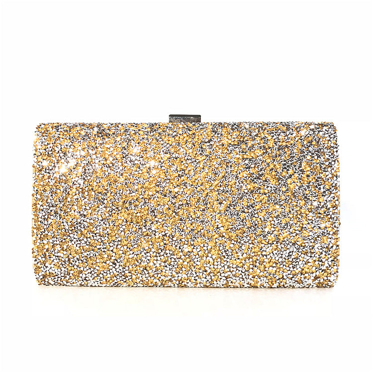 Gold Sand single side! Amazing Small Size Party Handbag, Club Clutch Bag, Night Dinner Event handbag