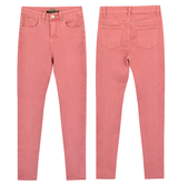 Macaroon! Pink Color Skinny Jeans, Denim, Bottoms, Women Jeans, Femme Bottoms - Bohedian.Shop