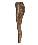 Gold Snake! Skinny Jeans, Denim with Faux Snake Skin Leather, Women Jeans, Leather Jeans - Bohedian.Shop