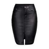 Slim Fitting PU Leather Skirt! PU Leather Bottoms, Women Jeans, Femme Bottoms, Hot skirt - KellyModa Store