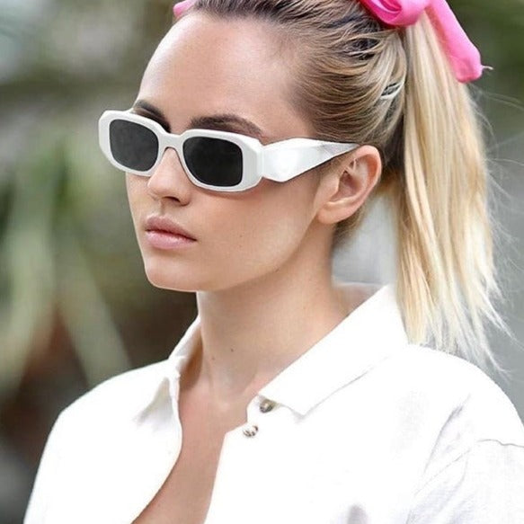 Square Thick Rim! Adorable Small Size Fashion Sunglasses Women Glasses Fashion Eyewear 9128 - KellyModa Store
