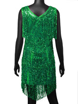 Fringed Shining Mini Slip Dress with Sequins! Sexy Clubwear Blingbling 2207