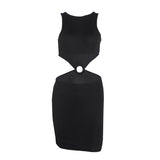 Sexy Slim Fitting Tank Dress Tank Top ! Night Club Hot Dress Internet Celebrity Fashion 2111 - KellyModa Store