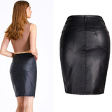 Slim Fitting PU Leather Skirt! PU Leather Bottoms, Women Jeans, Femme Bottoms, Hot skirt - KellyModa Store