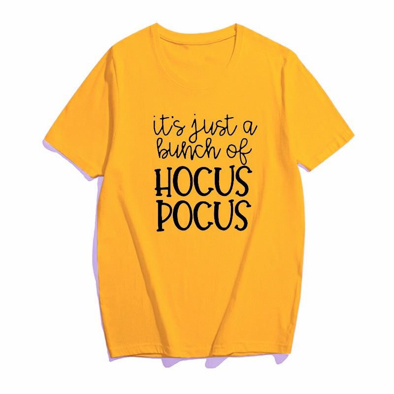 It's just a bunch of hocus pocus! Loose Fitting  Tee Shirt, Funny Quotes Shirts - KellyModa Store