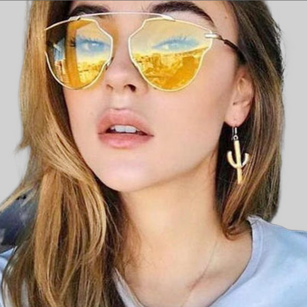 Cat Eyes Fancy Shape Lens! Cute Small Size Fashion Sunglasses Women Glasses Fashion Eyewear - KellyModa Store