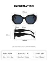 Sci-Fi Future! Large Size Fashion Sunglasses Women Glasses Pilot Eyewear 9129 - KellyModa Store