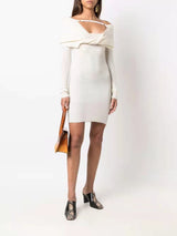 Strapless Sexy Knitted Sweater Dress 3 Colors! Slim Fitting Knitwear Celebrity Fashion 2111 - KellyModa Store