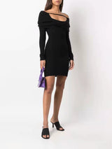 Strapless Sexy Knitted Sweater Dress 3 Colors! Slim Fitting Knitwear Celebrity Fashion 2111 - KellyModa Store