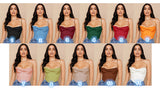 Forever Classic! Sexy Crop Slip Top All Colors in! Sexy Cropped Top Club Top Cyber Celebrity Fashion 2111 - KellyModa Store