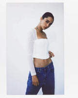 Simplicity Mesh Crop Top! Sexy See-through Cropped Top Cyber Celebrity Fashion 2111 - KellyModa Store