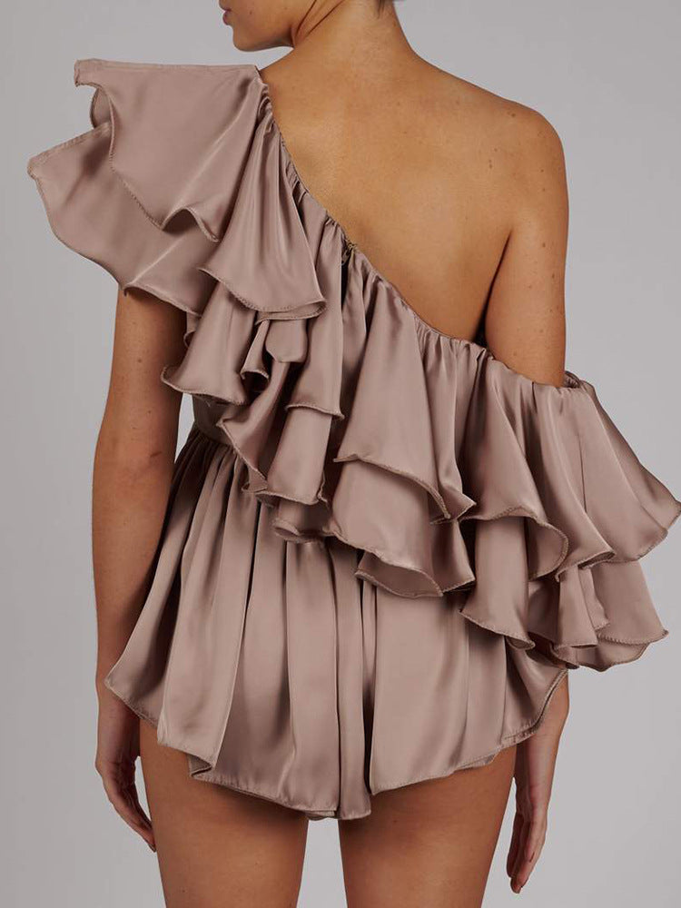 Ruffled Asymmetrical One Shoulder Event Short Dress! Clubwear Dress Party Dress 2112 - KellyModa Store