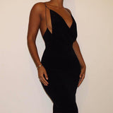 Backless Sexy Slip Dress 3 Colors! Night Club Dress Celebrity Fashion 2111 - KellyModa Store