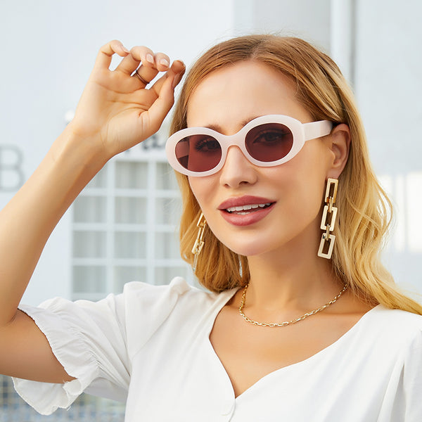 Round Thick Rim! Adorable Small Size Fashion Sunglasses Women Glasses Fashion Eyewear 3939 - KellyModa Store