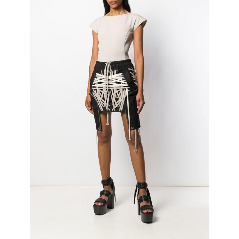 Street Style Laced-Up Skirt! Hot Skirt Bottoms, Women Femme Bottoms