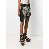 Street Style Laced-Up Skirt! Hot Skirt Bottoms, Women Femme Bottoms