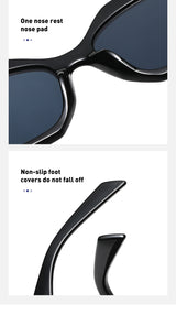 Sci-Fi Future! Large Size Fashion Sunglasses Women Glasses Pilot Eyewear 9129 - KellyModa Store