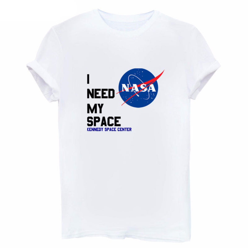 I Need My Space Kennedy Space Center NASA! Loose Fitting Unisex Tee Shirt, Quotes Shirts - KellyModa Store