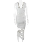 Designer Eye-catching Cut-out Tied-up Bandage Dress! Sexy Dress Night Clubwear 2112 - KellyModa Store