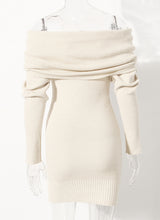 Strapless Sexy Knitted Sweater Dress 3 Colors! Slim Fitting Knitwear Celebrity Fashion 2111 - KellyModa Store