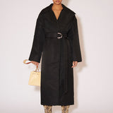 Minimal Quilted Winter Warm Coat! Office Fashion Chic Fall Winter Overcoat Winter Coat 2208