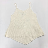 Hand Crocheted Tank Top Minimal Basic Normcore Style Women's Vest !  Designer Fashion 2205