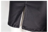 Slim Fitting PU Leather Skirt! PU Leather Bottoms, Women Jeans, Femme Bottoms, Hot skirt - KellyModa Store