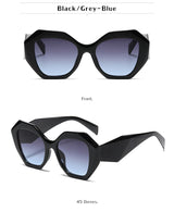 Sci-Fi Future! Large Size Fashion Sunglasses Women Glasses Pilot Eyewear 9129 - KellyModa Store