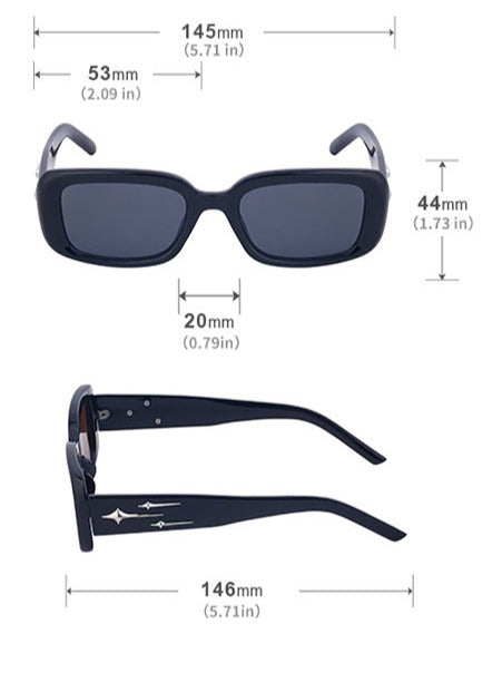 Small Square! Fancy Small Size Fashion Sunglasses Women Glasses Fashion Eyewear  LD-58040