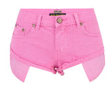 Sweet Macaron Color Jeans, Denim Shorts Hot Pants, Bottoms, Femme Bottoms - KellyModa Store