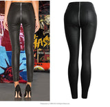 Black PU Skinny! Leather Pants, Bottoms, Women Jeans, Femme Bottoms, Pants Trousers - Bohedian.Shop