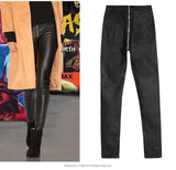 Black PU Skinny! Leather Pants, Bottoms, Women Jeans, Femme Bottoms, Pants Trousers - Bohedian.Shop