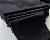 Black PU Skinny Minimal! Leather Stretch Pants, Bottoms, Women Jeans, Femme Bottoms, Leather-TownTiger