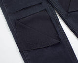 Black Ripped! Black Ripped Jeans, Denim, Bottoms, Women Jeans, Femme Bottoms, Pants Trousers-TownTiger