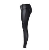 Black PU Skinny Motocycle! Leather Pants, Bottoms, Women Jeans, Femme Bottoms, Pants Trousers - Bohedian.Shop